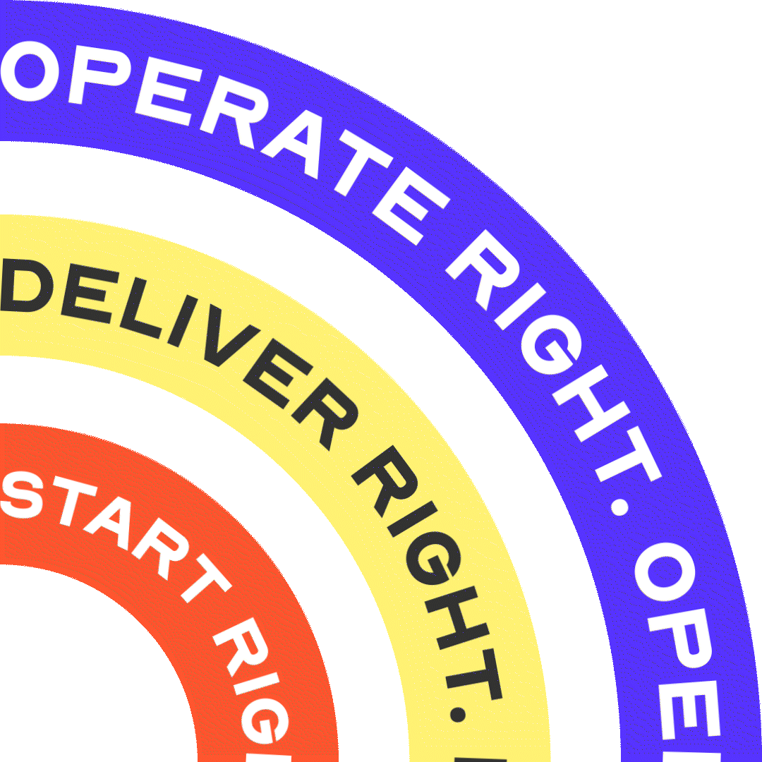 Start Right, Deliver Right, Operate Right